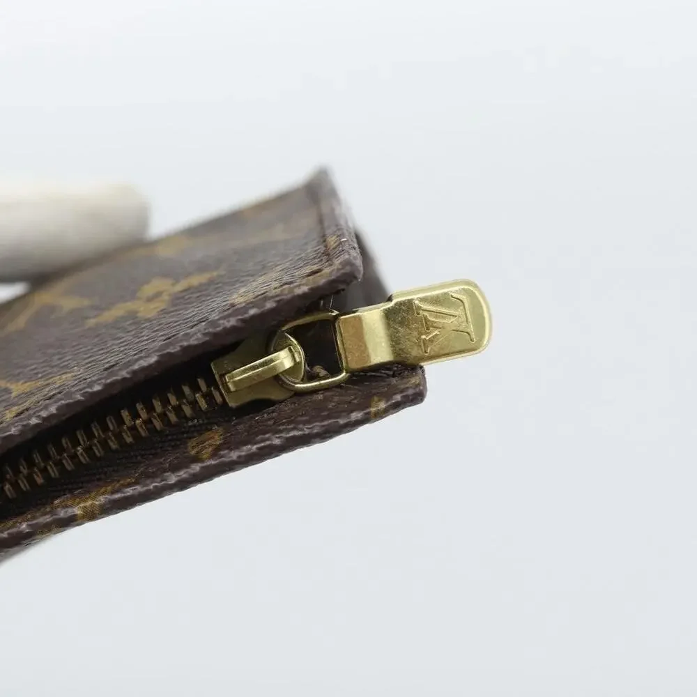 Louis Vuitton Monogram Bucket PM Accessory Pouch Brown